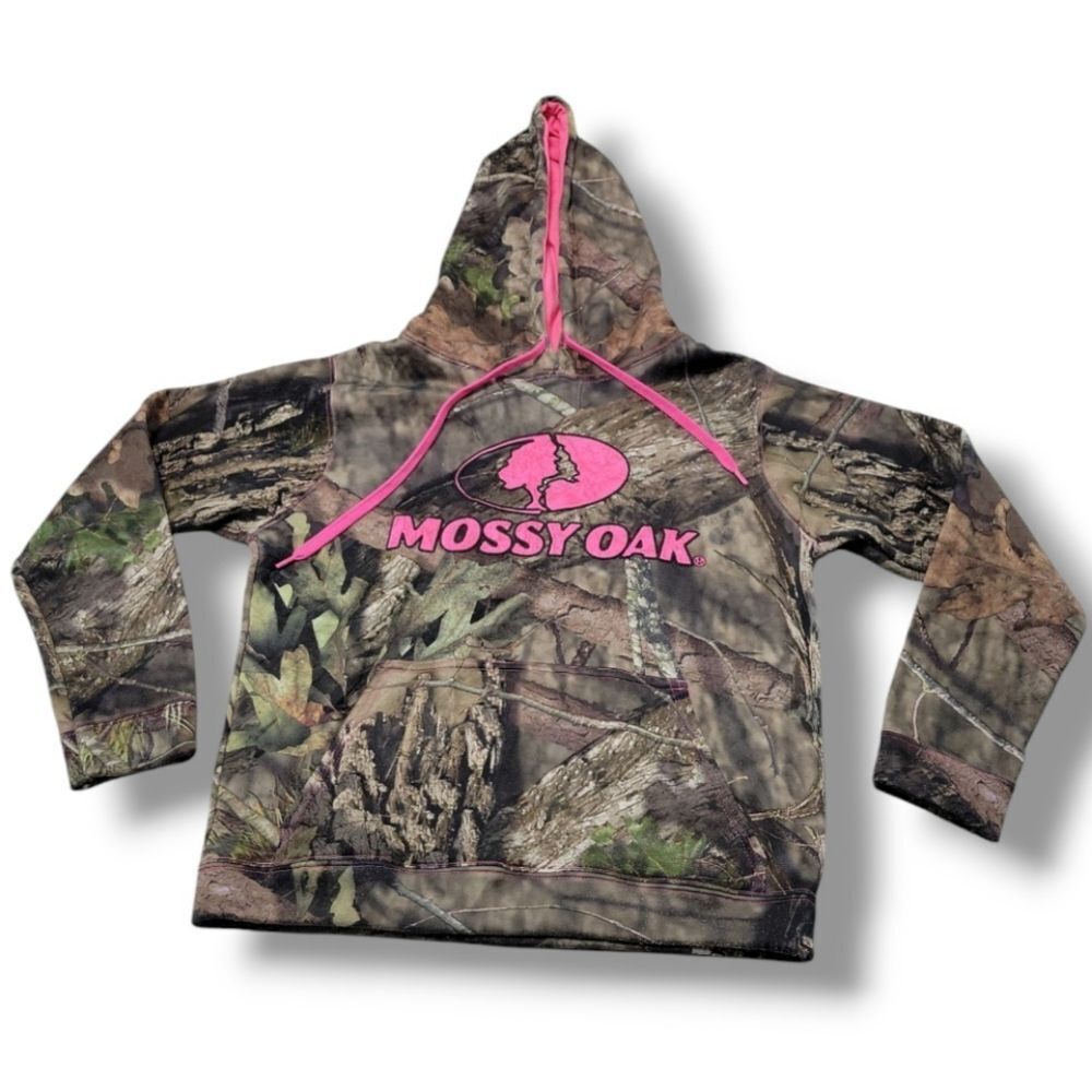 Mossy Oak Sweatshirt Size Small SM Mossy Oak Break Up Country Hoodie Camouflage